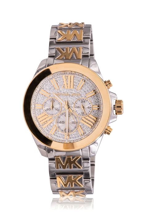 Michael Kors Wren Chronograph Quartz Silver Dial Ladies Watch 